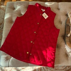 Crown & Ivy Quilted Vest